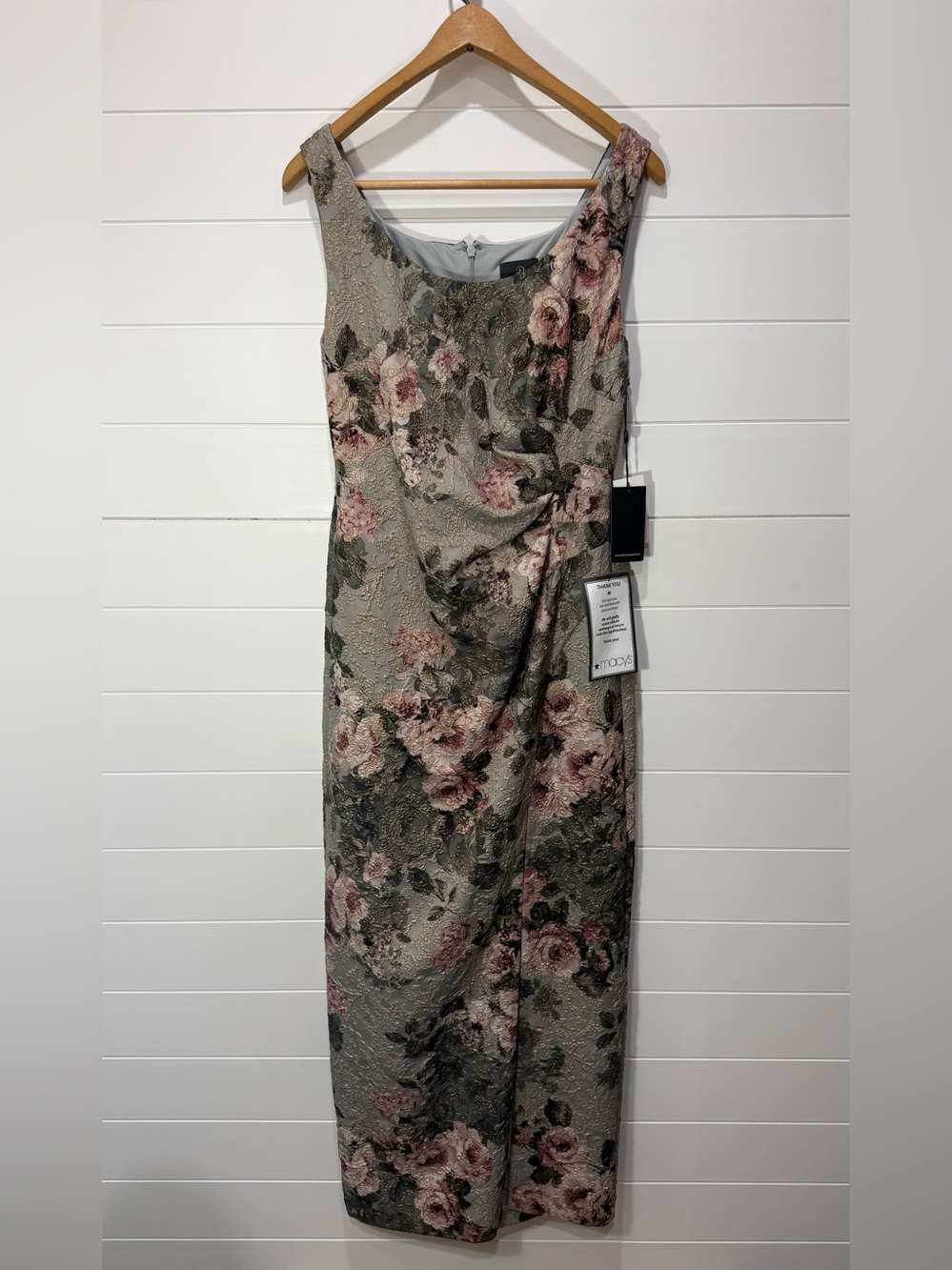 Adrianna Papell Matlasse Long Dress Size 8P